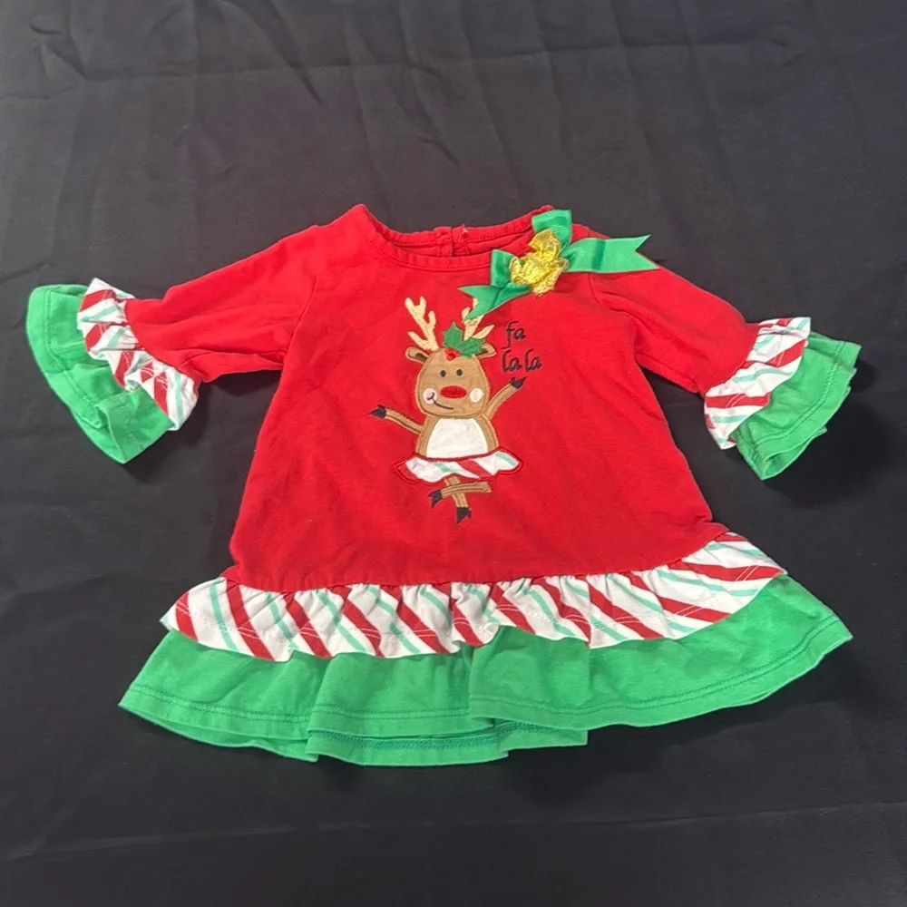 Girls Christmas top - Picture 1 of 1